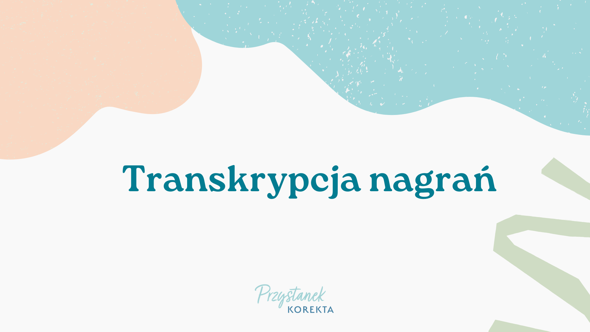Transkrypcja nagrań
